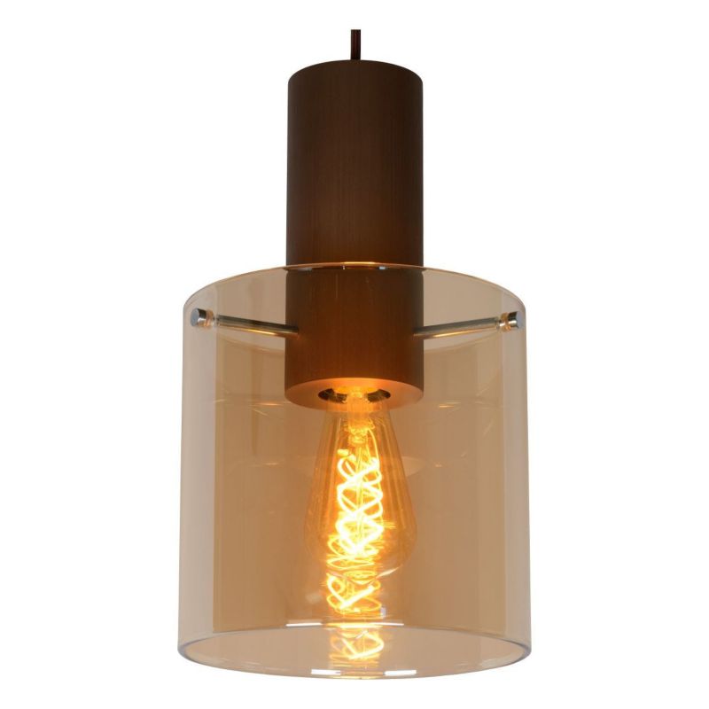 Żyrandol Lucide Toledo 0861 brązowo-przezroczysty szerokość 50 cm 3xE27 x 40W 1 szt.