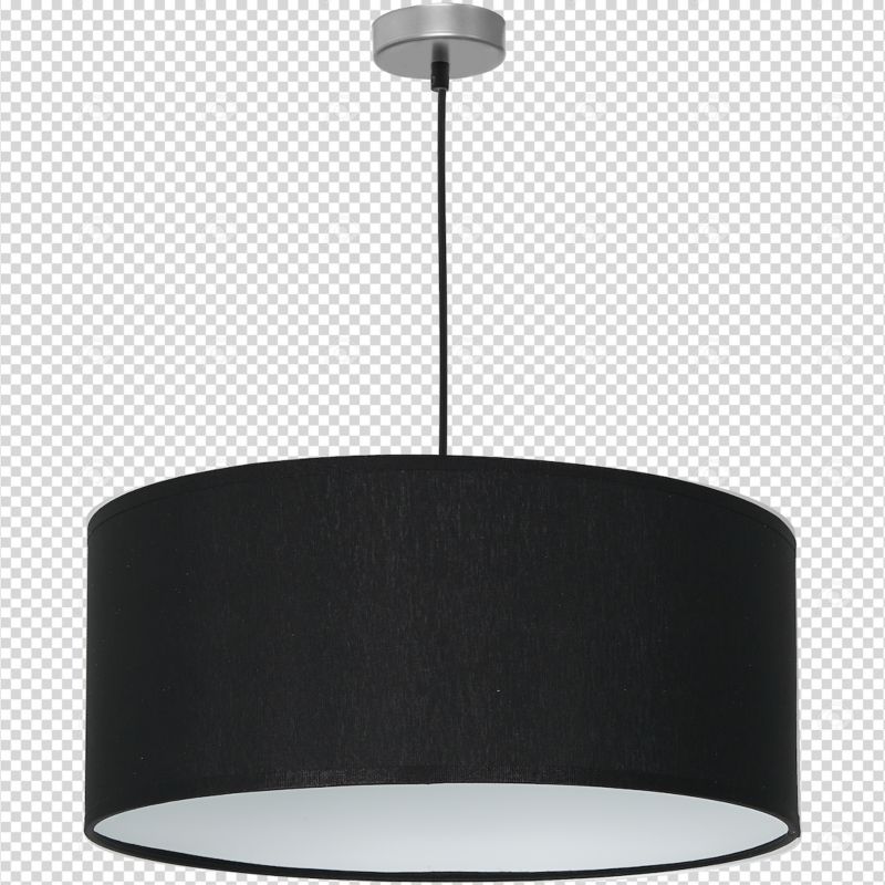Żyrandol Milagro Casino 3802 czarno-biały-chromowany szerokość 50 cm 1xE27 x 60W 1 szt.