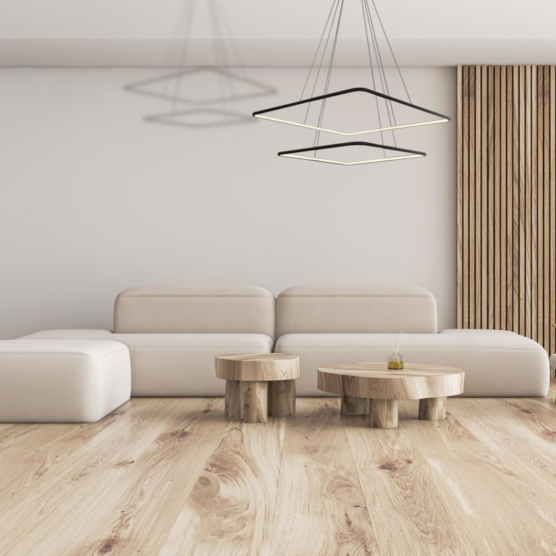 Żyrandol Milagro Nix 5182 czarny szerokość 60 cm wbudowany LED 50W 1 szt.