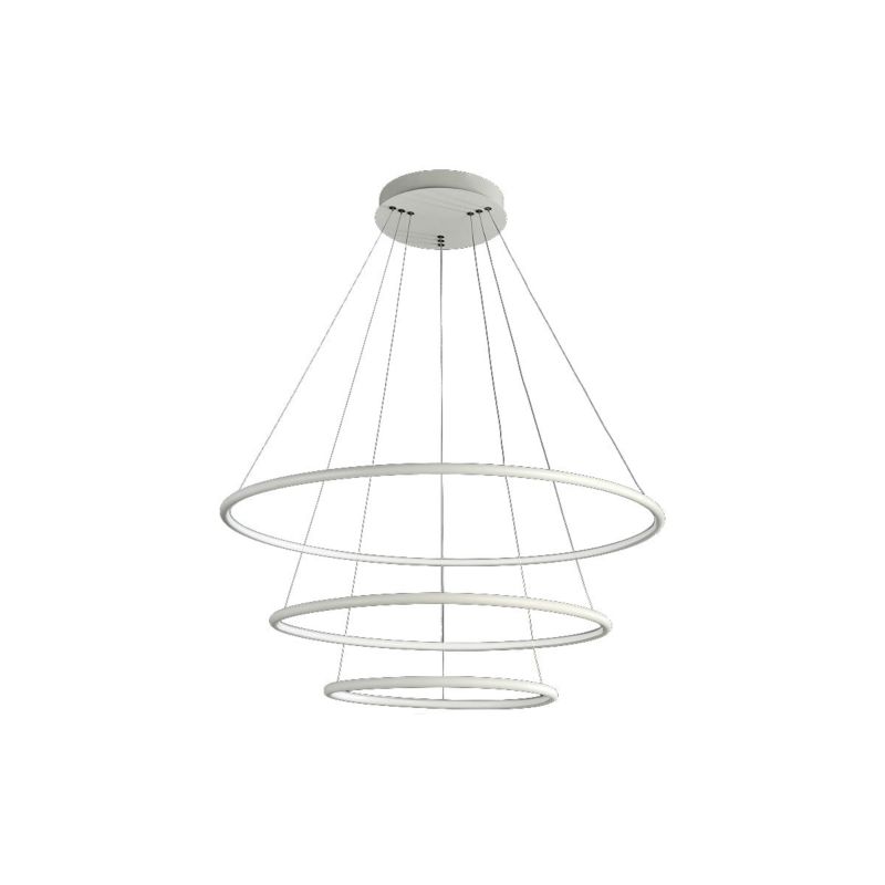 Żyrandol Milagro Orion 5038 biały szerokość 80 cm wbudowany LED 99W 1 szt.
