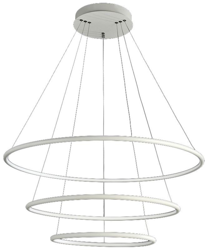 Żyrandol Milagro Orion 5038 biały szerokość 80 cm wbudowany LED 99W 1 szt.