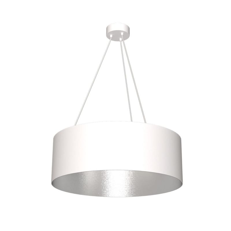 Żyrandol Milagro Robin 4825 biało-srebrny szerokość 70 cm 3xE27 x 60W 1 szt.