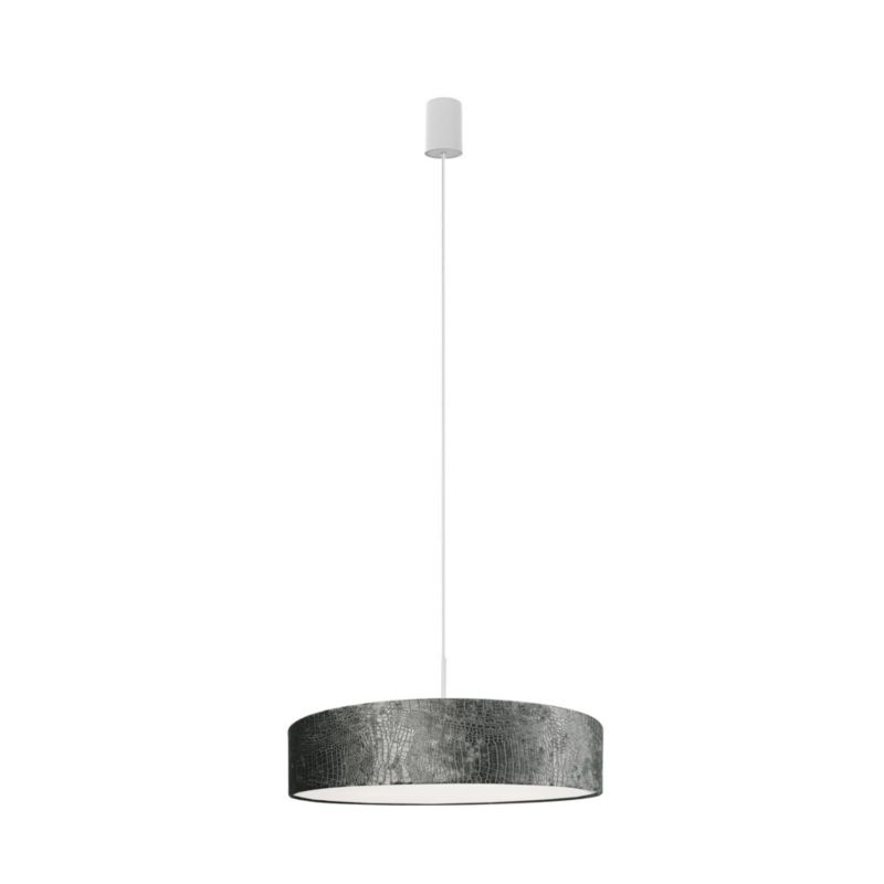 Żyrandol Nowodvorski Lighting Croco szaro-biały wym: 110 x 65 x 65 cm 3xE27 x 25W 1 szt.