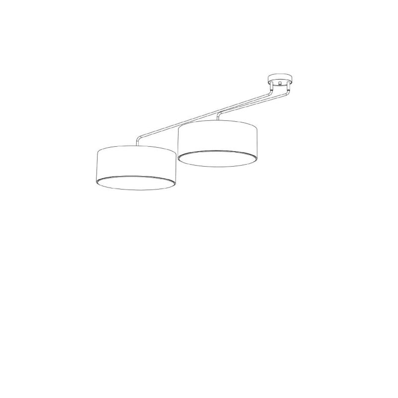 Żyrandol Nowodvorski Lighting Falcon 5098 czarno-biały regulowana 6xE27 x 25W 1 szt.