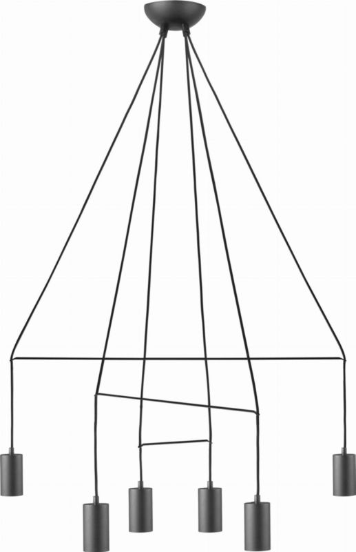 Żyrandol Nowodvorski Lighting Imbria 7792 czarny 95 cm szerokości 6xGU10 x 35W 1 szt.