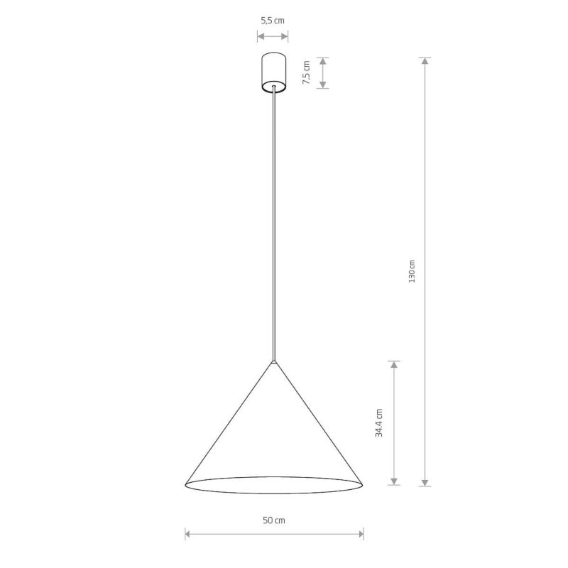 Żyrandol Nowodvorski Lighting Zenith 8737 szary do kuchni 1xGU10 x 20W 1 szt.