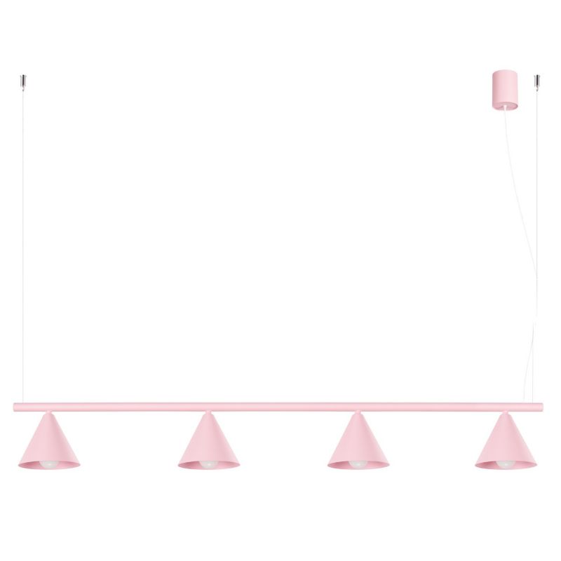 Żyrandol NOX 4L różowa Sollux Lighting 1 szt.