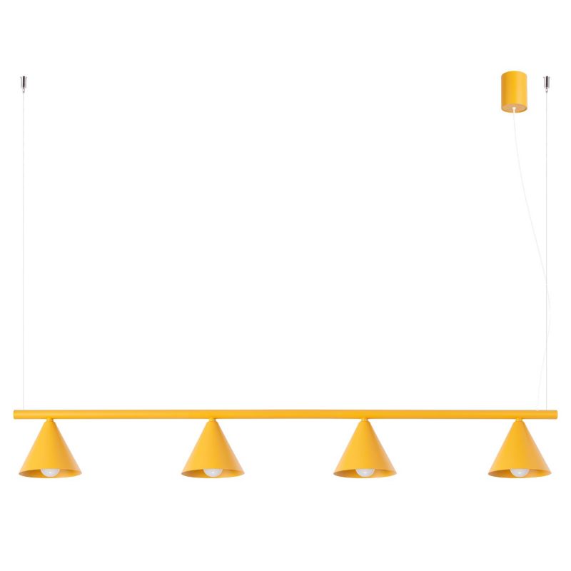 Żyrandol NOX 4L żółta Sollux Lighting 1 szt.