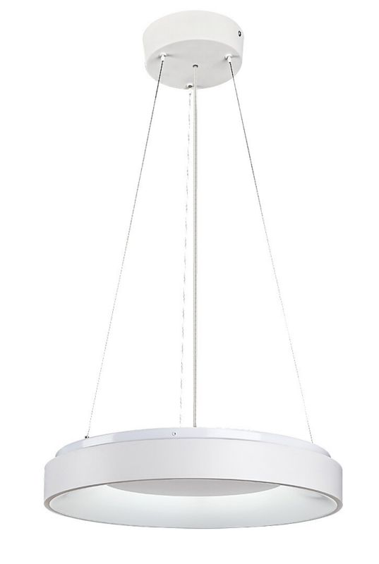 Żyrandol Rabalux Ceilo 0025 biały pilot wbudowany LED 38W 1 szt.