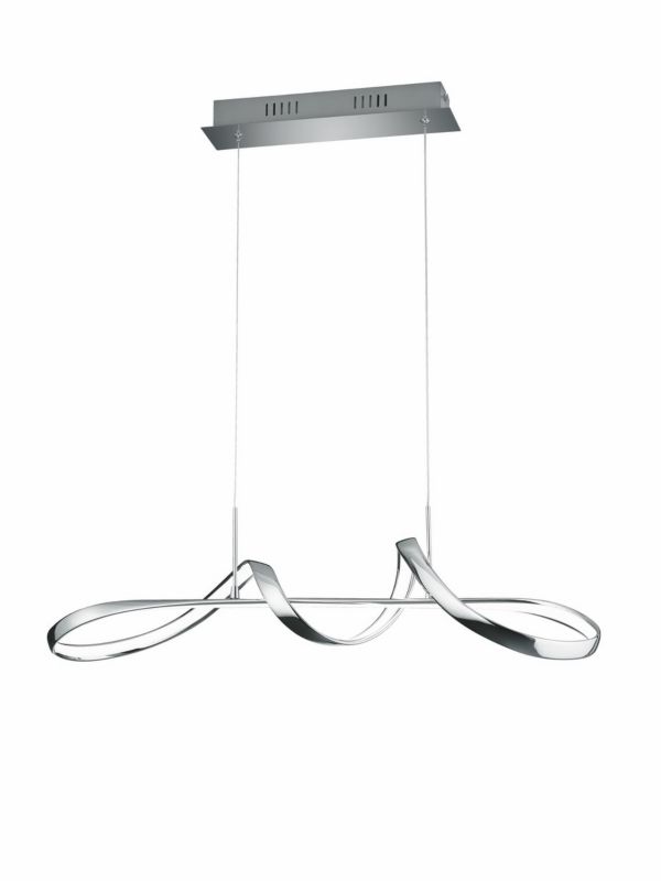 Żyrandol RL Perugia 5823 srebrny spirala wbudowany LED 37W 1 szt.