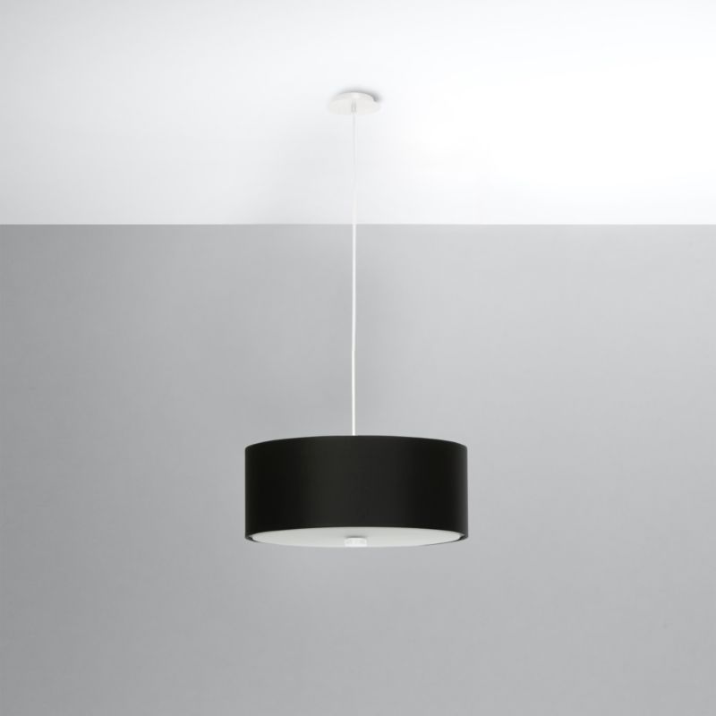 Żyrandol Sollux Lighting SKALA 30 czarny 1 szt.