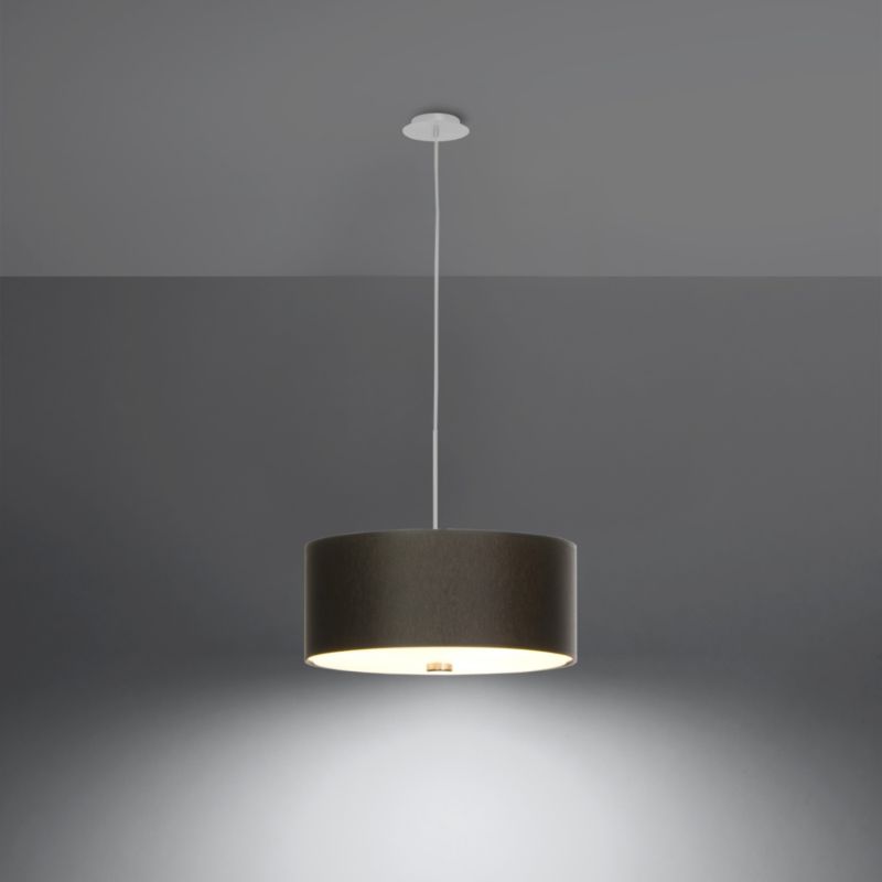 Żyrandol Sollux Lighting SKALA 30 czarny 1 szt.
