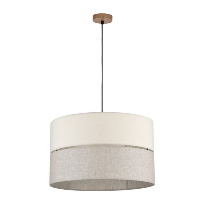 Żyrandol TK-Lighting Eco czarno-beżowy wym: 120 x 50 x 50 cm 3xE27 x  1 szt.