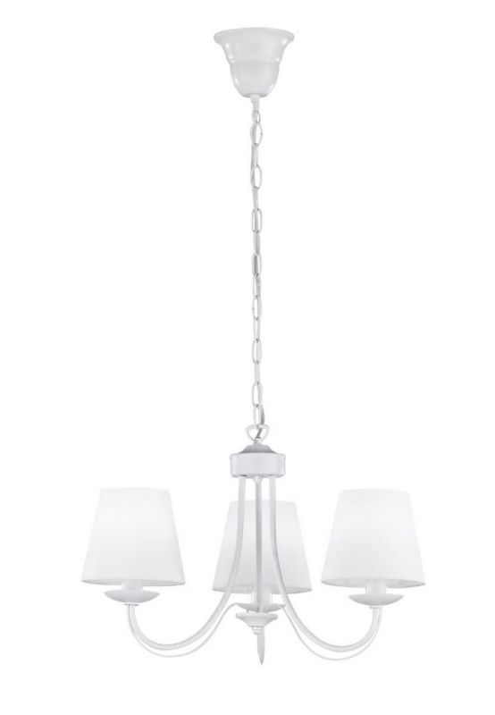 Żyrandol Trio Cortez biały wym: 150 x 52 x 52 cm 3xE14 x  1 szt.