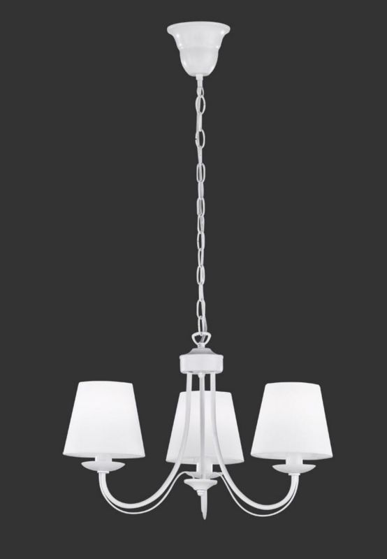 Żyrandol Trio Cortez biały wym: 150 x 52 x 52 cm 3xE14 x  1 szt.