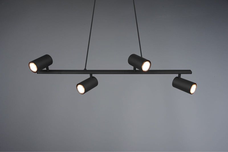 Żyrandol Trio Marley czarny wym: 150 x 80 x 80 cm 4xGU10 x 35W 1 szt.