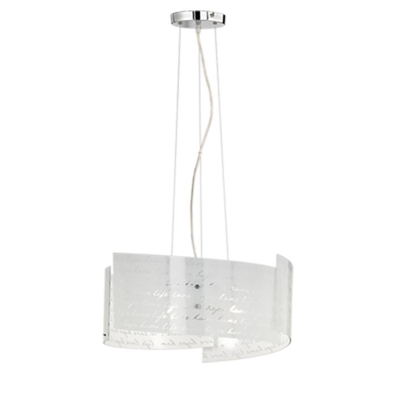Żyrandol Trio Signa biały wym: 150 x 50 x 50 cm 3xE27 x  1 szt.