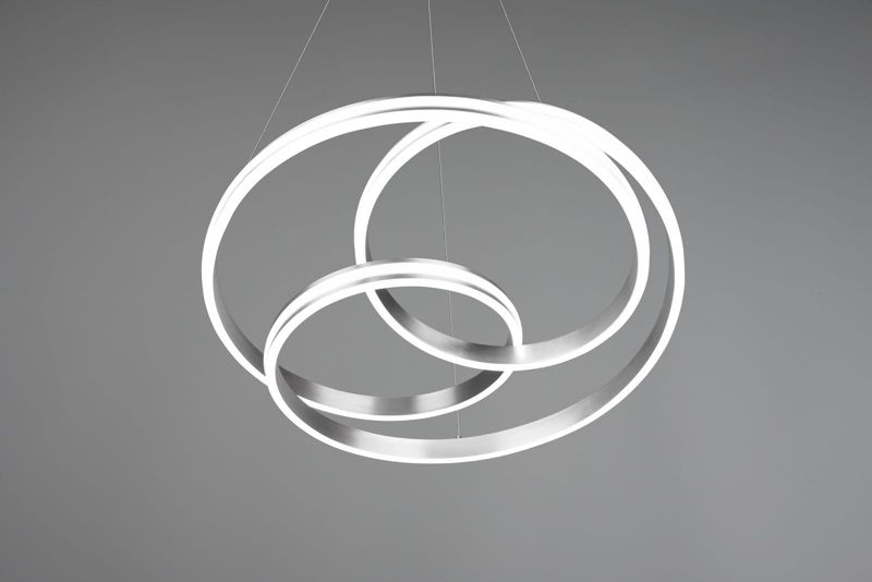 Żyrandol Trio Yara srebrno-biały wym: 150 x 60 x 60 cm wbudowany LED 60W 1 szt.