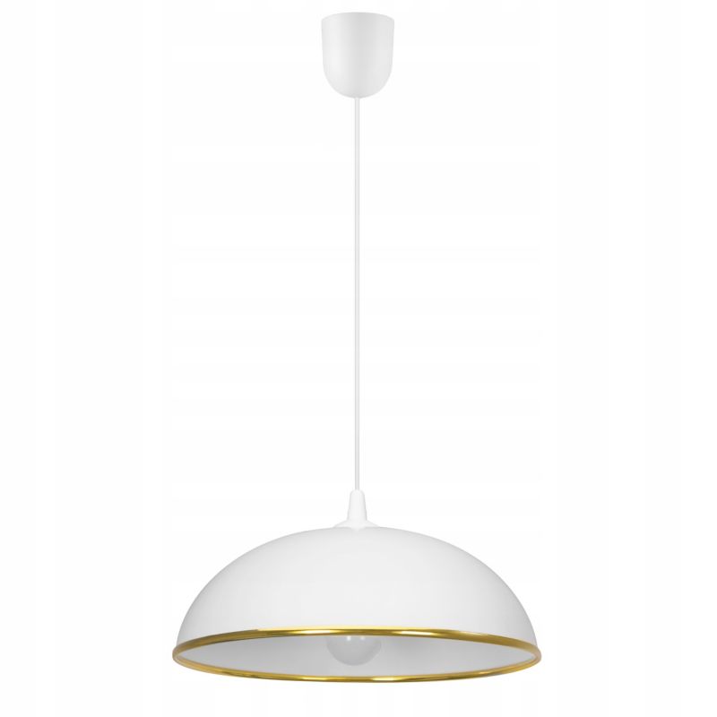Żyrandol Urokliwe Wnętrza 36Cm Plastik Kuchnia Gold 0403 Biały Złoty - 1szt.