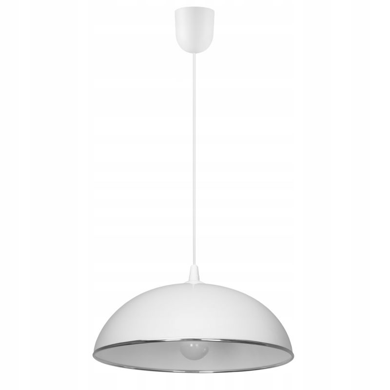 Żyrandol Urokliwe Wnętrza 36Cm Plastik Kuchnia Silver 0402 Biały Chrom - 1szt.