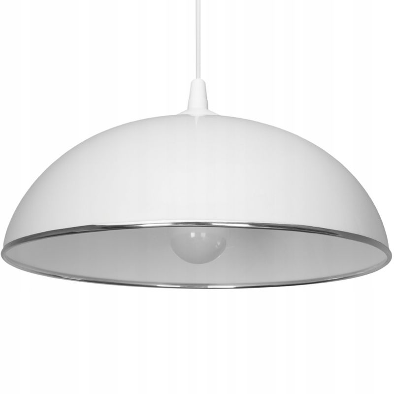 Żyrandol Urokliwe Wnętrza 36Cm Plastik Kuchnia Silver 0402 Biały Chrom - 1szt.