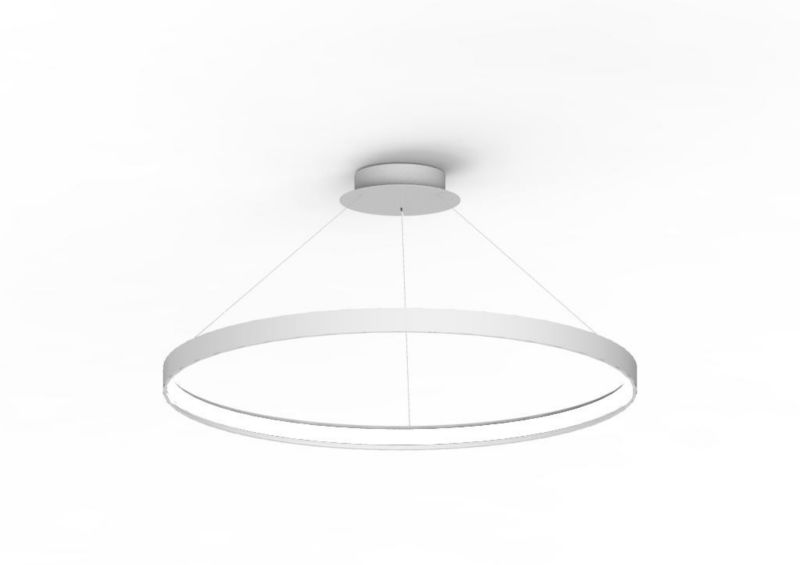 Żyrandol Zuma Line Circle biały LED 50W 3300K  styl nowoczesny wym: 250 x 78 x 78 cm metal - 1 szt.