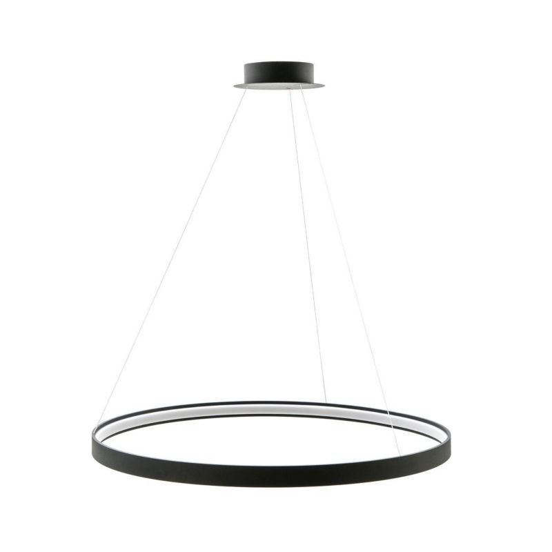 Żyrandol Zuma Line Circle czarny LED 50W   styl nowoczesny wym: 250 x 78 x 78 cm metal - 1 szt.
