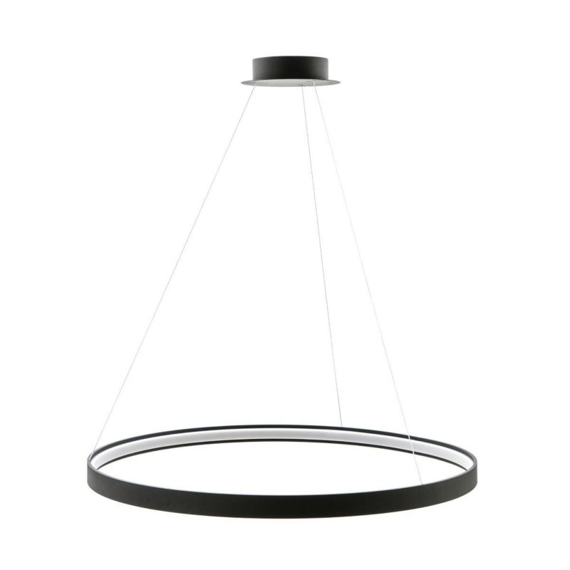 Żyrandol Zuma Line Circle czarny LED 70W 3300K  styl nowoczesny wym: 250 x 110 x 110 cm metal - 1 szt.