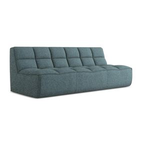 3-osobowa kanapa modułowa Makamii Kalai z tkaniny strukturalnej 210x93 cm jeans 1 szt.