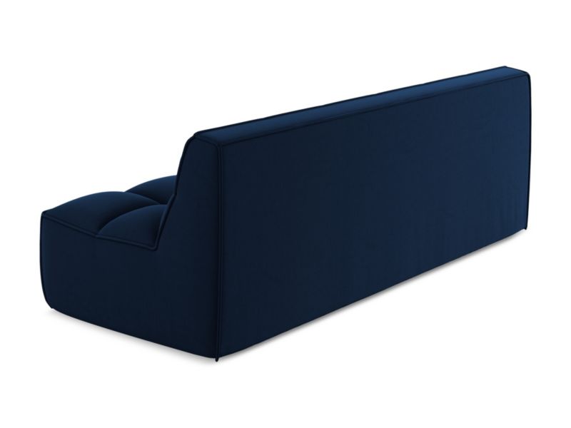 3-osobowa kanapa modułowa Makamii Kalai z weluru 210x93 cm królewski niebieski 1 szt.