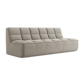 3-osobowa kanapa modułowa Makamii Kalai z weluru 210x93 cm kreci 1 szt.