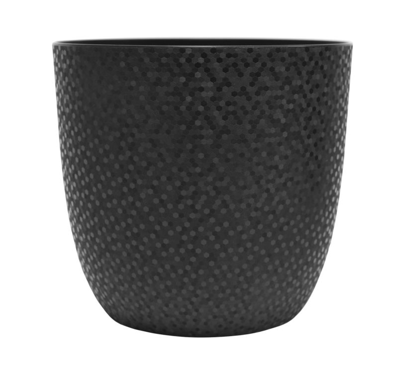 Donica Eda Opale czarna 22 cm