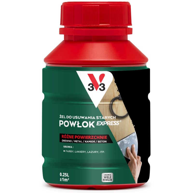 Środek do usuwania starych powłok farby V33 0,25 l