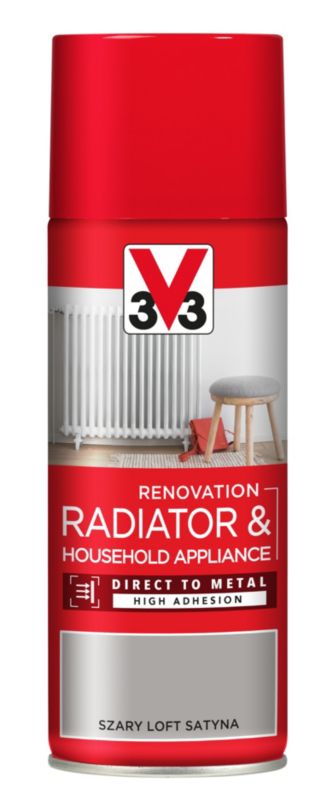 Spray V33 AGD szary loft satyna 0,4 l