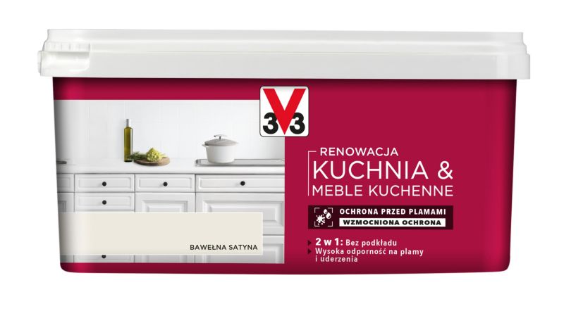Farba renowacyjna V33 Meble bawełna satyna 2 l