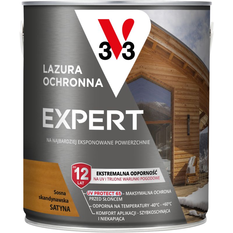 Lazura ochronna V33 Expert sosna skandynawska 2,5 l