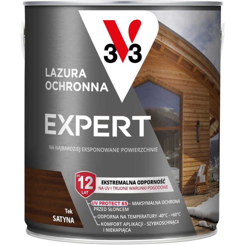 Lazura ochronna V33 Expert tek 2,5 l