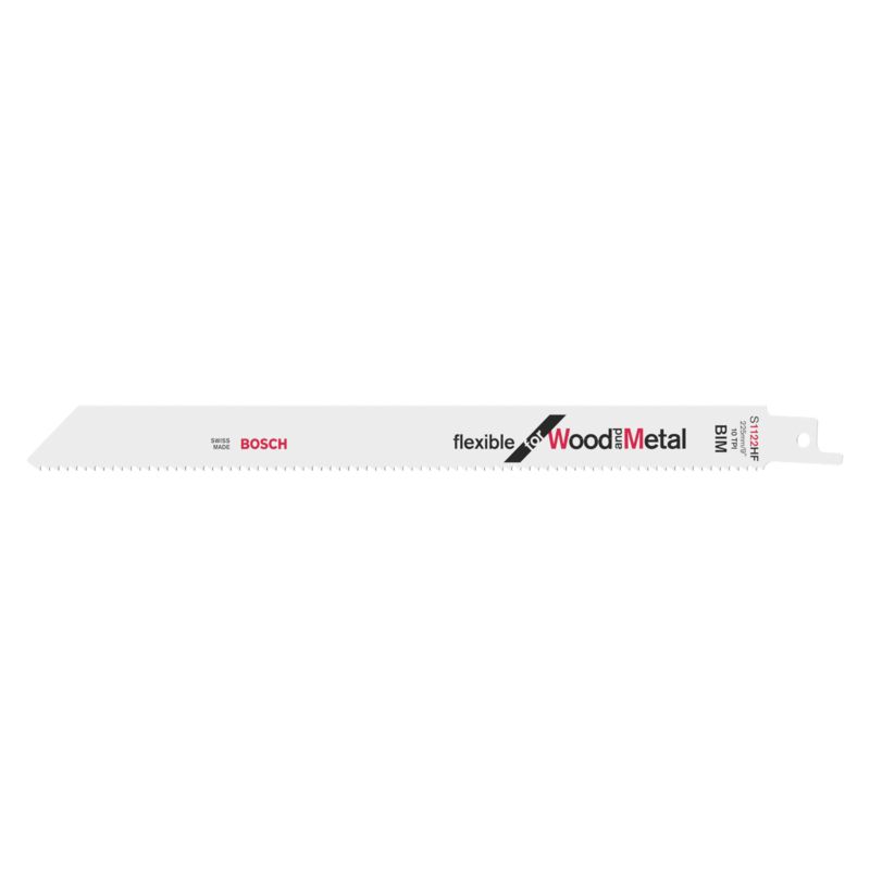Brzeszczot do piły szablastej Bosch 225 mm do metalu i drewna 5 szt.