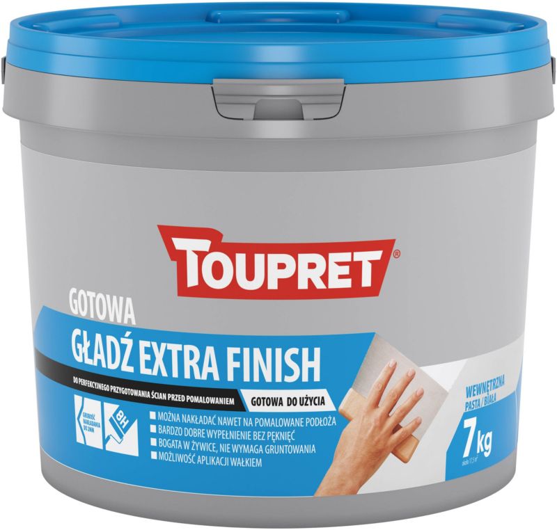 Gotowa gładź Toupret Extra Finish 7 kg