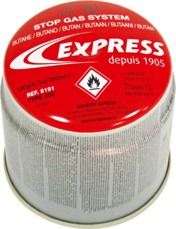Nabój z gazem propan-butan Express 190 g