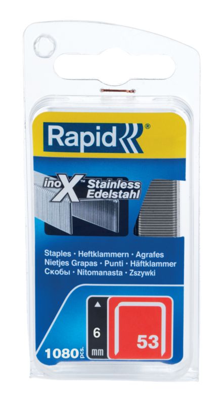 Zszywki nierdzewne Rapid 53/6 mm 1080 szt.