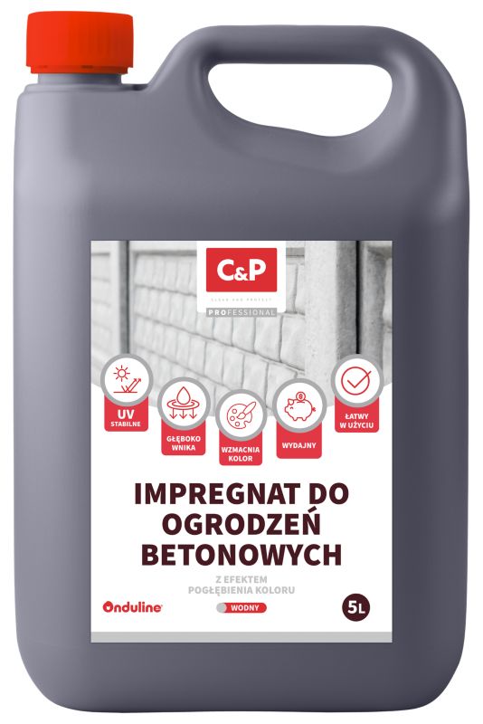 Onduline C&P Impregnat do ogrodzenia betonowych wodny 5l