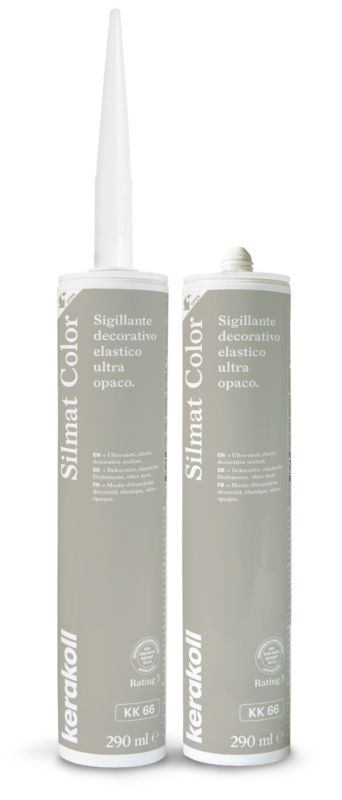 Silikon sanitarny Kerakoll Silmat KK66 ciepły szary 290 ml