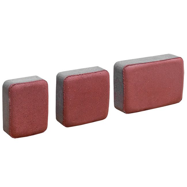Kostka brukowa Polbruk Nostalite 6 cm czerwona