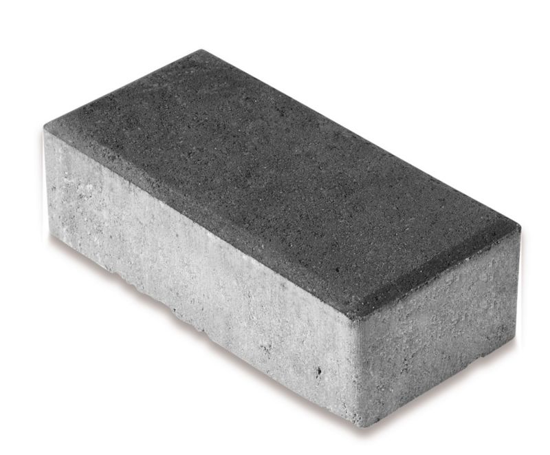 Kostka brukowa Polbruk Prostokąt 4 cm grafitowa