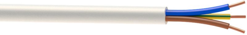 Kabel instalacyjny AKS Zielonka YDY 3 x 4 mm2 450/750 V 1 mb