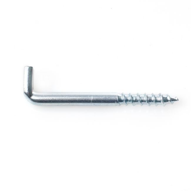 Hak wkręcany 5,2 x 60 mm prosty z nacięciem ocynkowany 1 szt.
