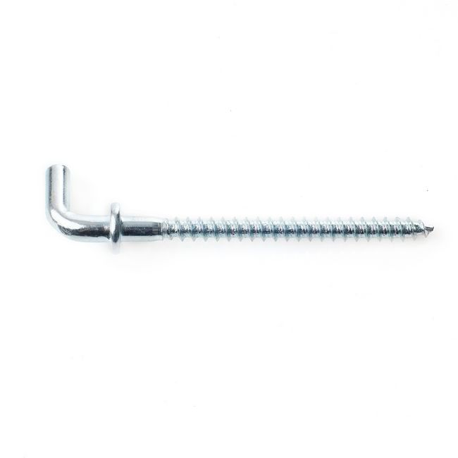 Hak wkręcany 4,5 x 65 mm ocynkowany z ogranicznikiem 1 szt.