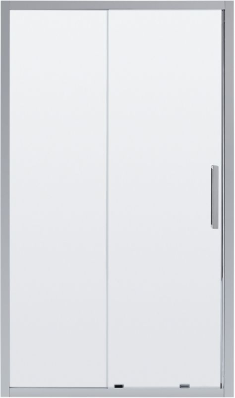 Drzwi prysznicowe przesuwne Zilia 140 x 200 cm inox/transparentne