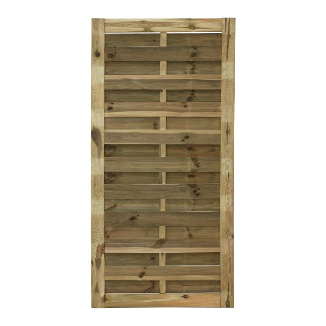 Płot Klikstrom Douro 90 x 180 cm zielony rama 35 mm